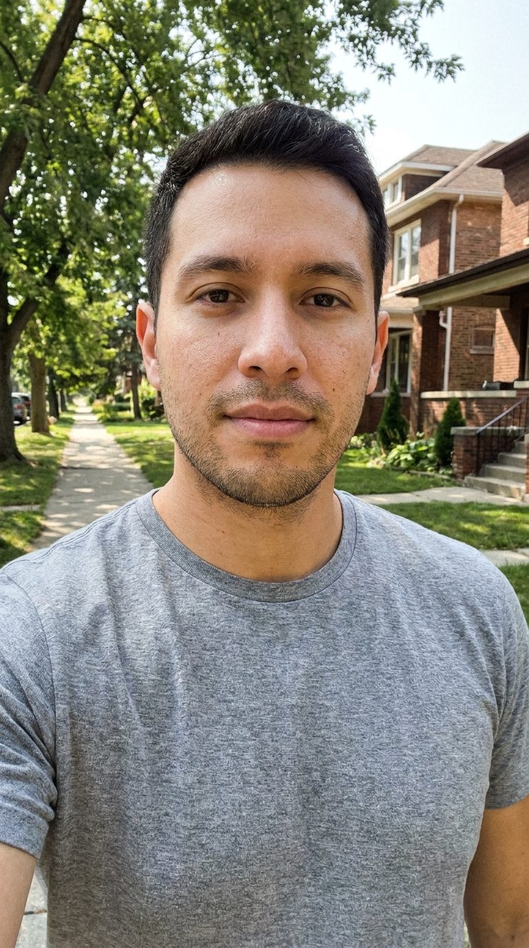 Before — the original photo