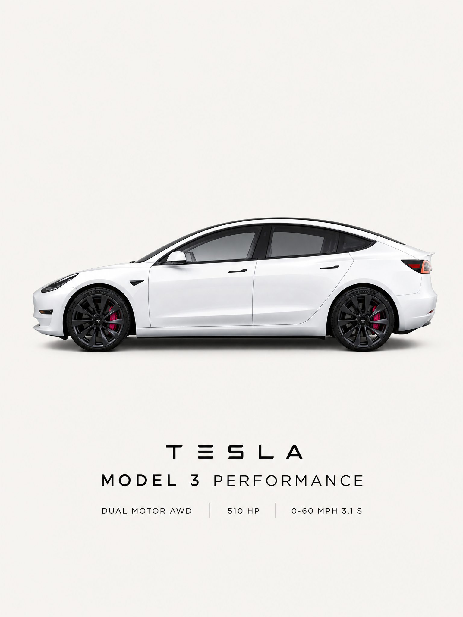 Specs print generated from the same car photo
