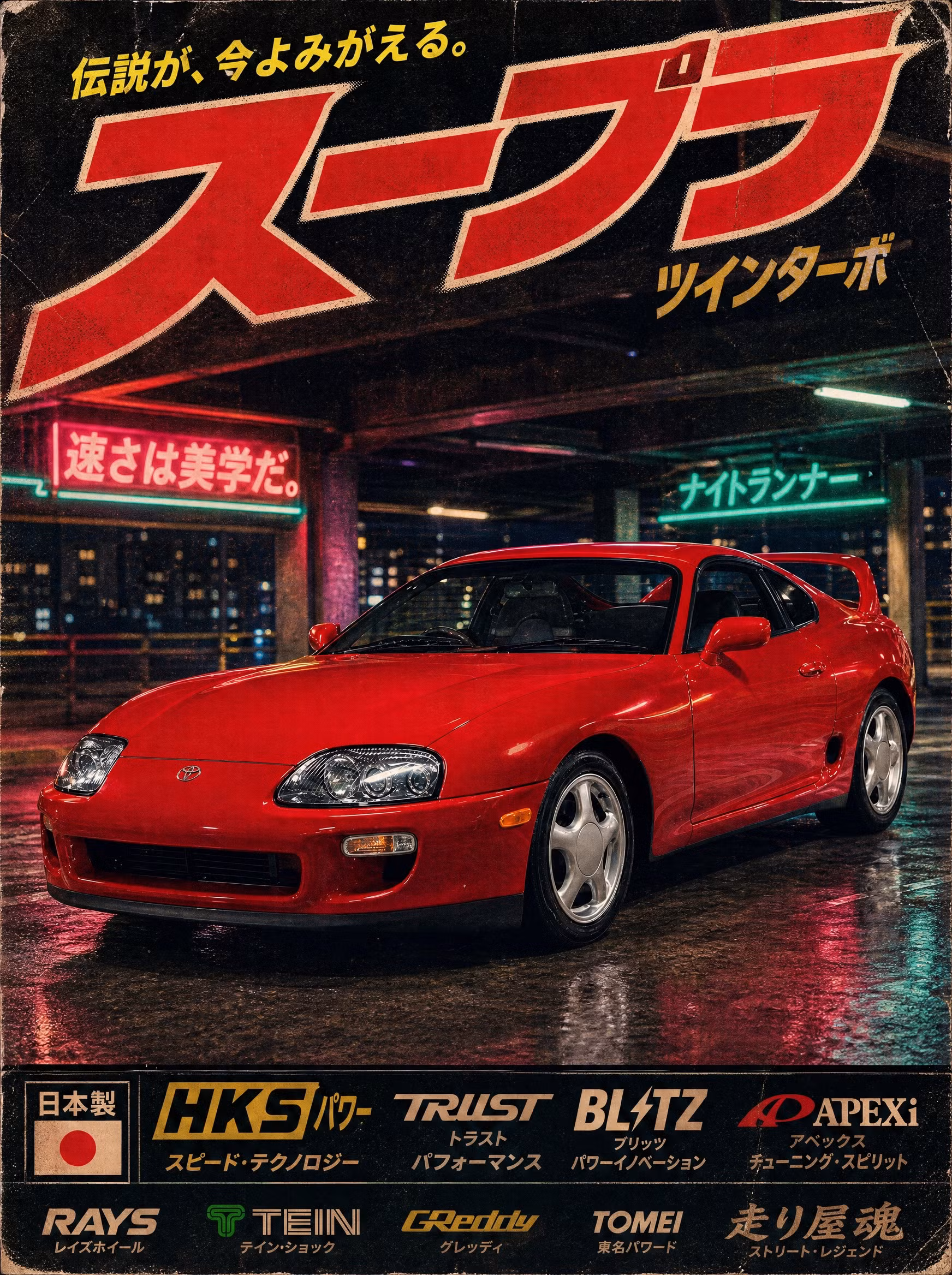 90s JDM Poster example