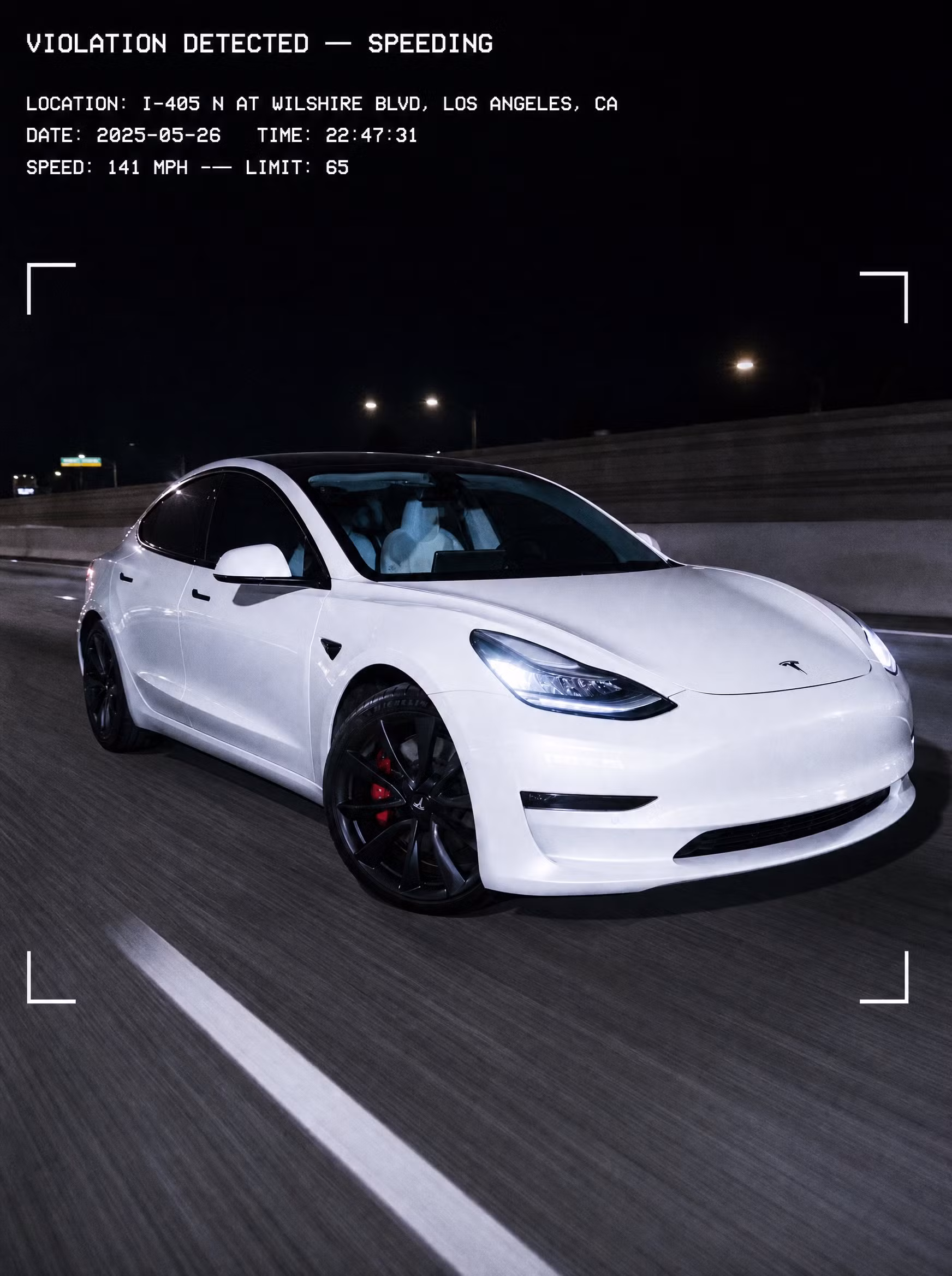 Speed Cam Flash example