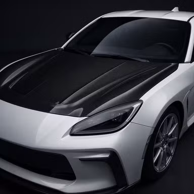 Carbon Hood — Body option rendered by the ModMyCar studio