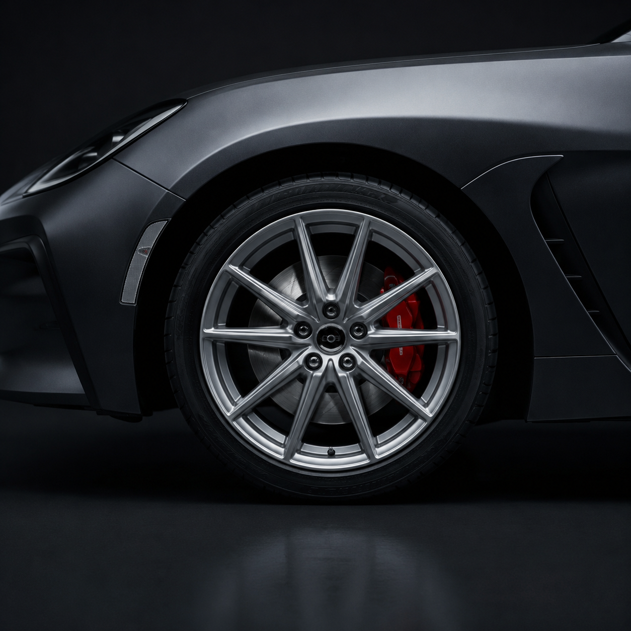 Red Calipers — Brakes option rendered by the ModMyCar studio