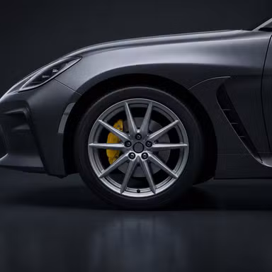 Yellow Calipers — Brakes option rendered by the ModMyCar studio