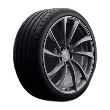 Brushed Titanium Turbine — Wheels option rendered by the ModMyCar studio