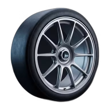 Center-Lock Track — Wheels option rendered by the ModMyCar studio