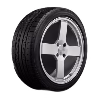 Four-Spoke Racing — Wheels option rendered by the ModMyCar studio