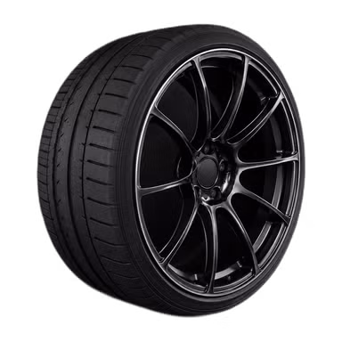 Twisted Ten-Spoke — Wheels option rendered by the ModMyCar studio