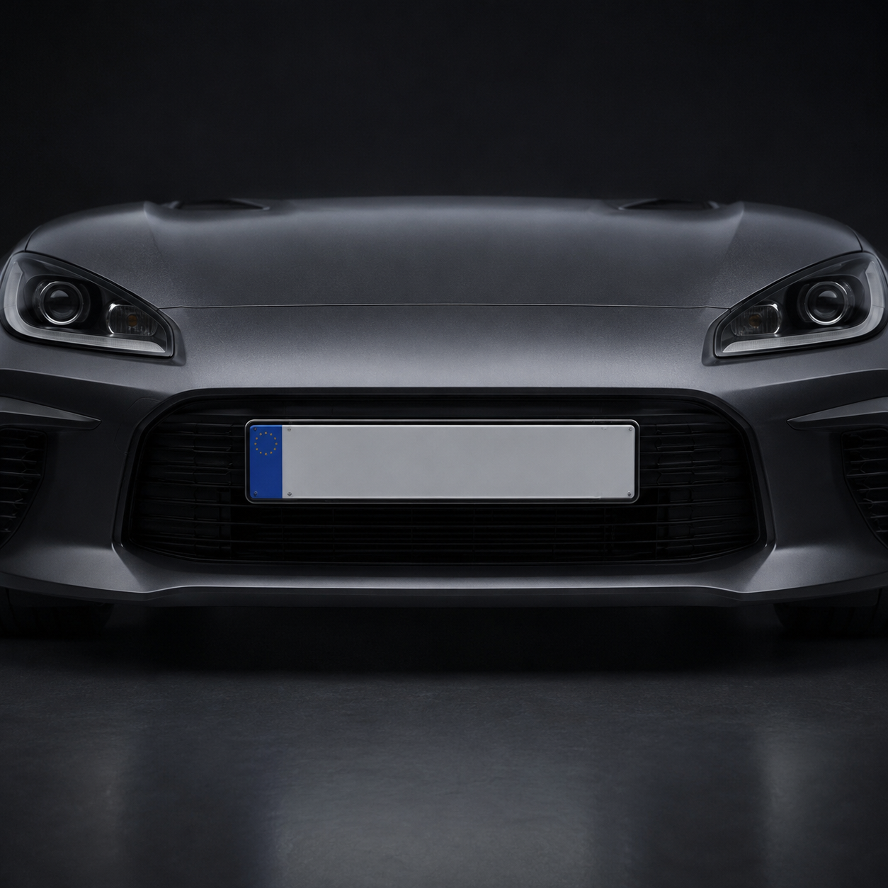 Euro Plate — Details option rendered by the ModMyCar studio