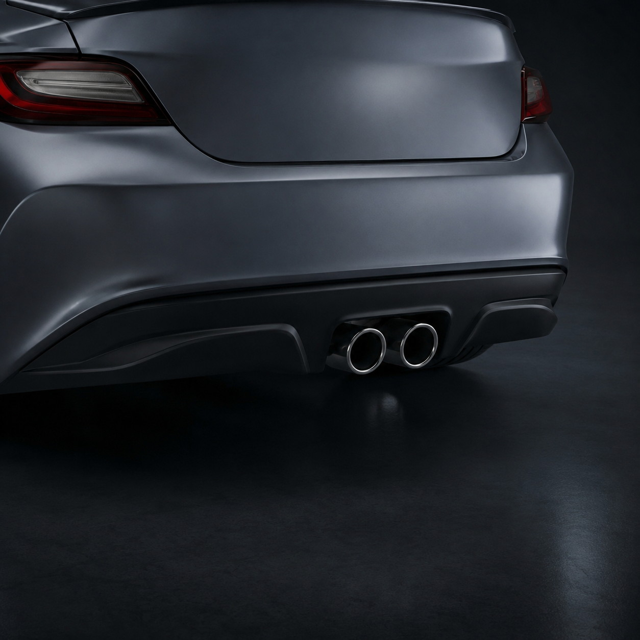 Center-Exit Exhaust — Details option rendered by the ModMyCar studio