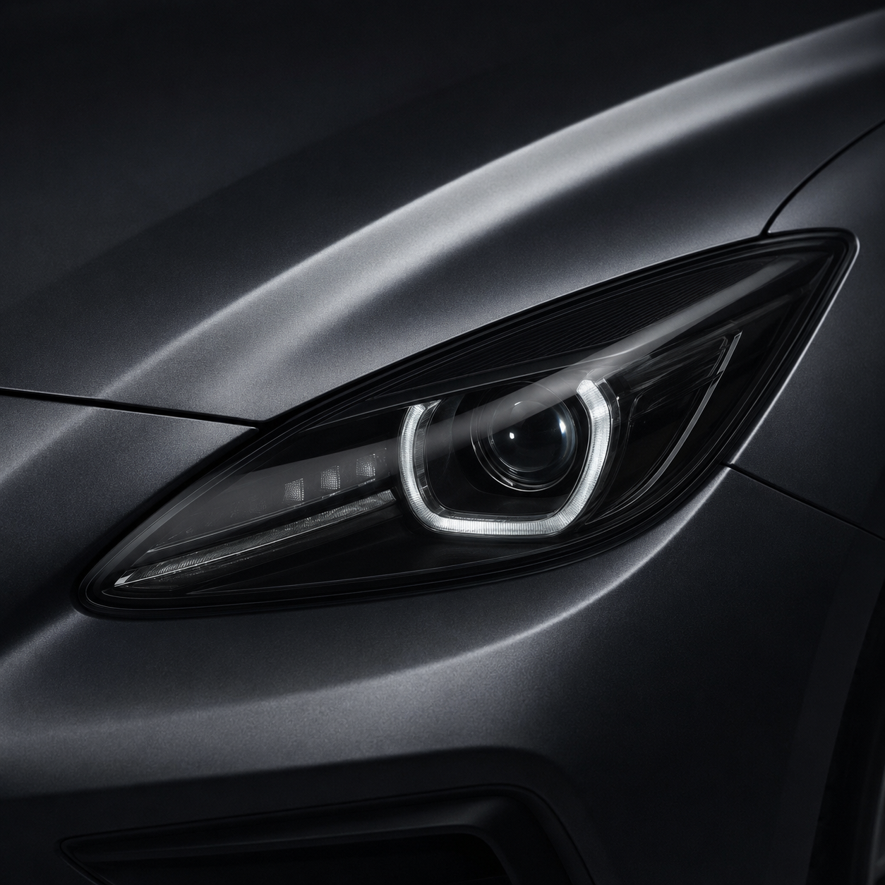 Smoked Headlights — Details option rendered by the ModMyCar studio