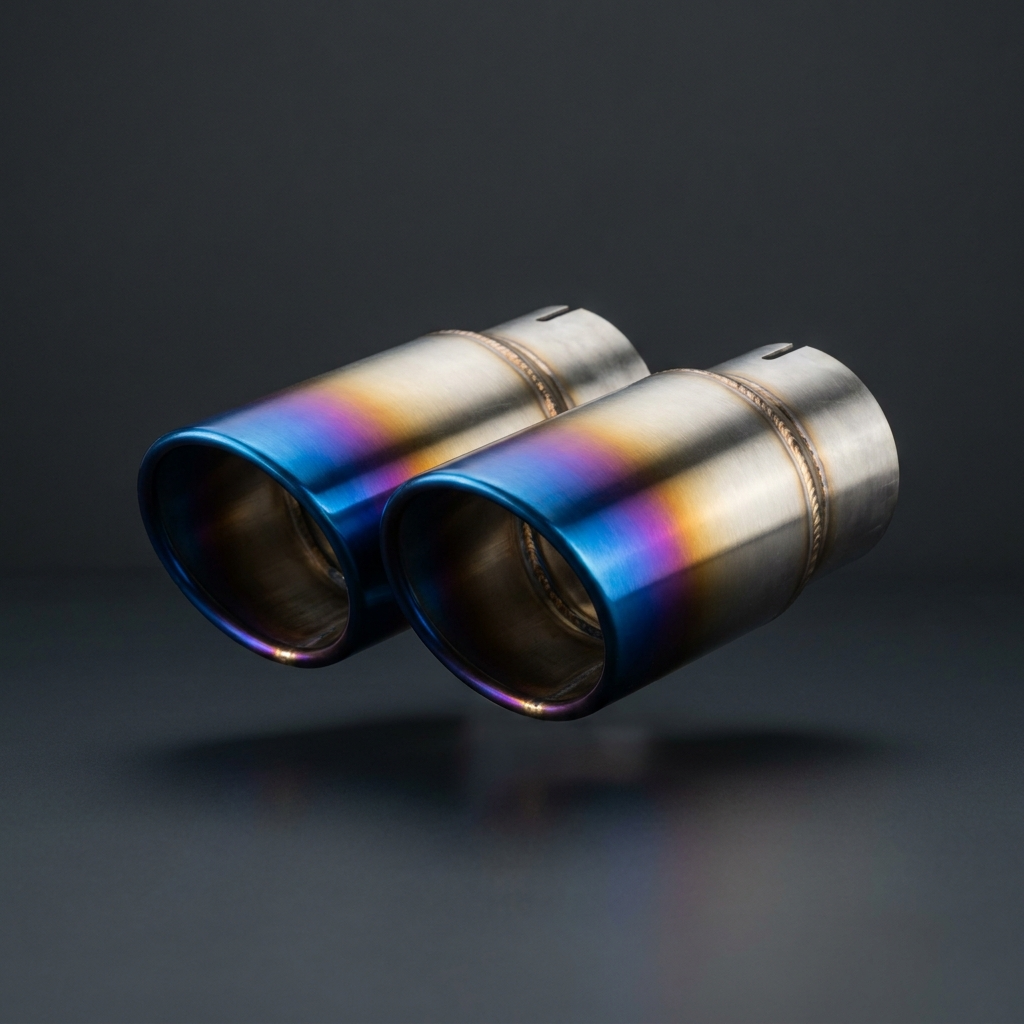 Burnt Titanium Exhaust — Details option rendered by the ModMyCar studio