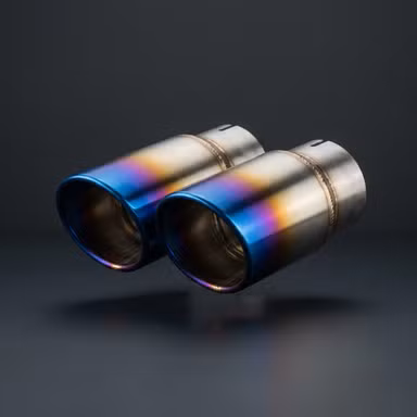 Burnt Titanium Exhaust — Details option rendered by the ModMyCar studio