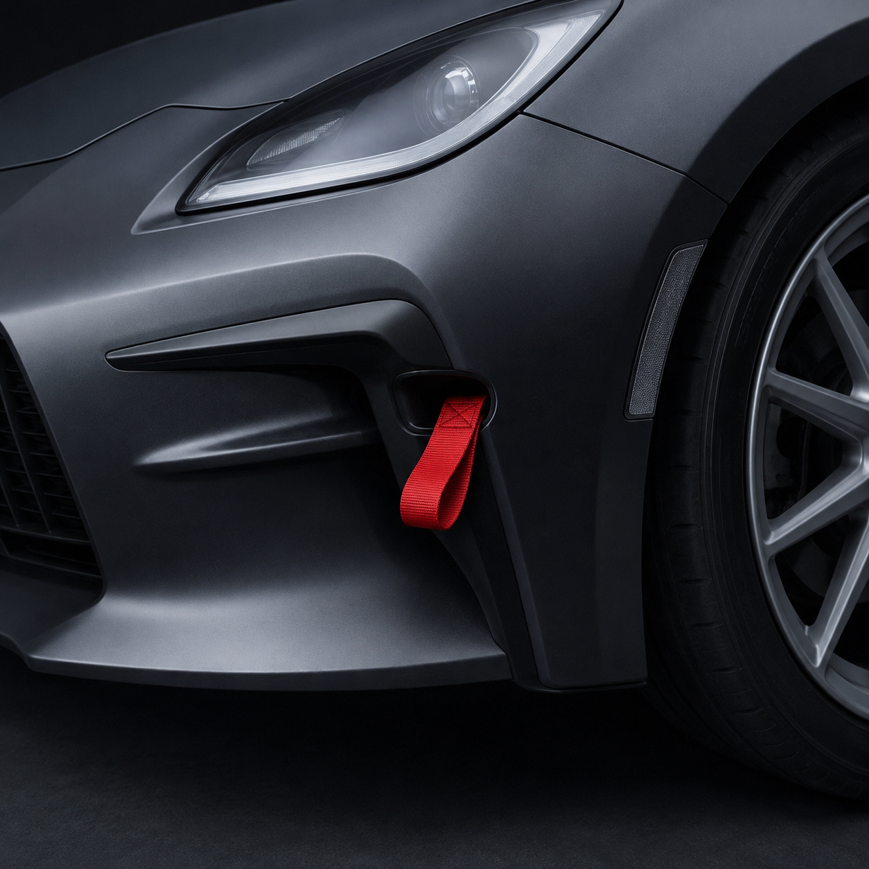 JDM Tow Strap — Details option rendered by the ModMyCar studio