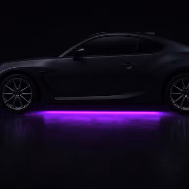 Underglow — Details option rendered by the ModMyCar studio