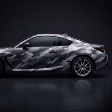 Urban Camo Wrap — Graphics option rendered by the ModMyCar studio