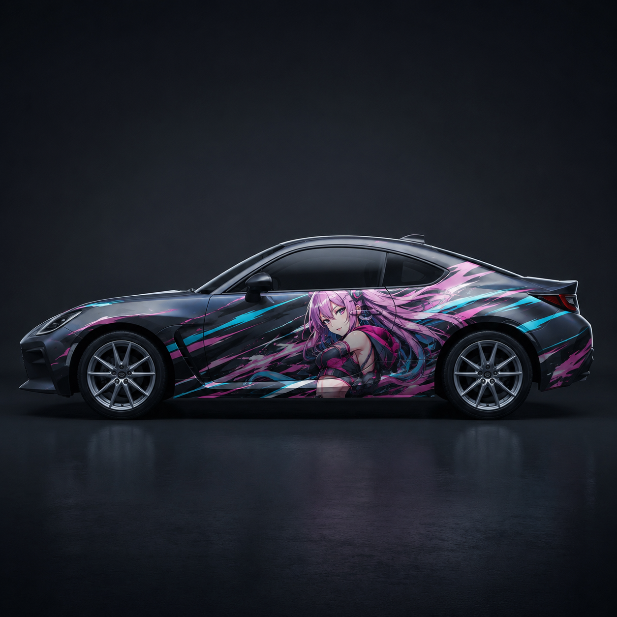 Anime Livery — Graphics option rendered by the ModMyCar studio