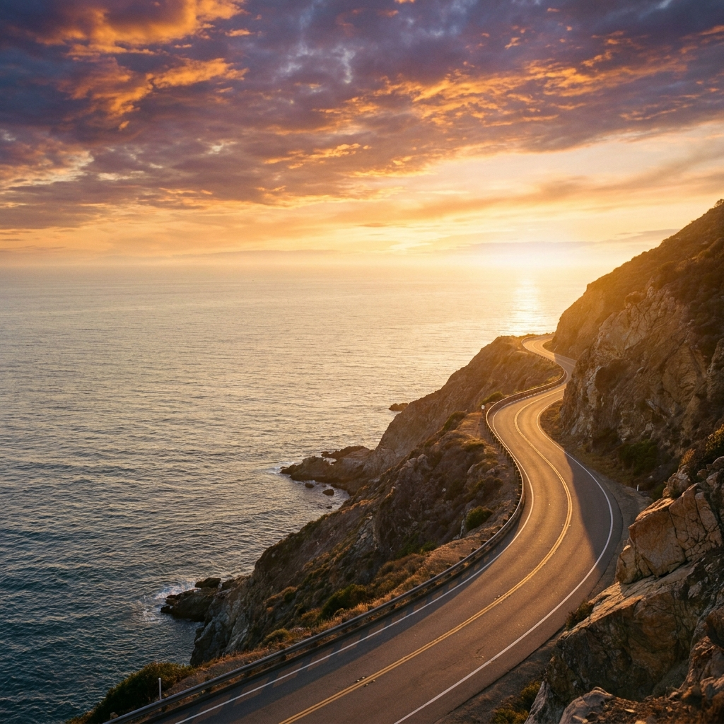 Coastal Road — Scene option rendered by the ModMyCar studio