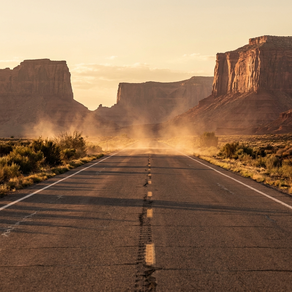 Desert Highway — Scene option rendered by the ModMyCar studio