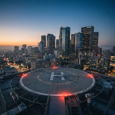 Rooftop Helipad — Scene option rendered by the ModMyCar studio