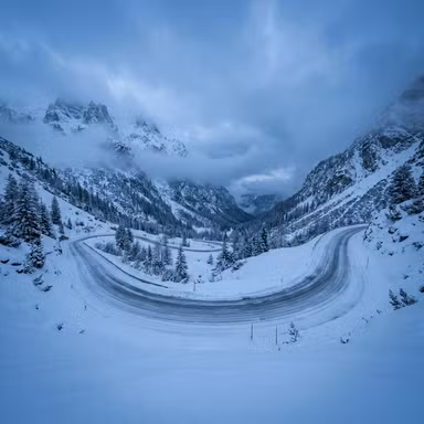 Snow Pass — Scene option rendered by the ModMyCar studio