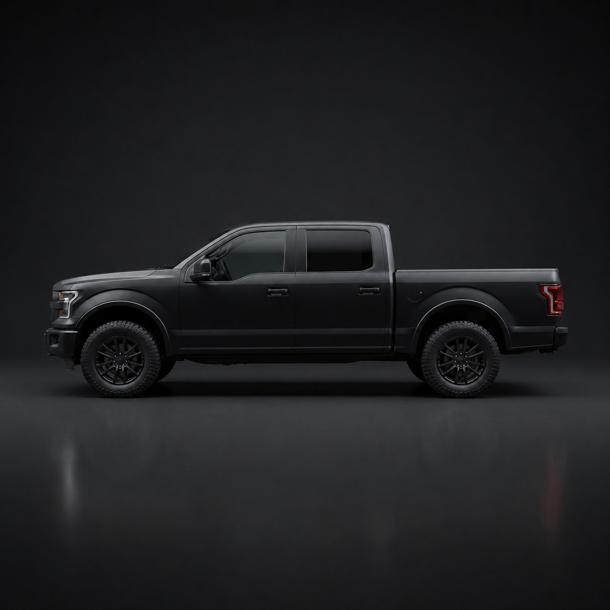 Leveled + 33s — Stance option rendered by the ModMyCar studio
