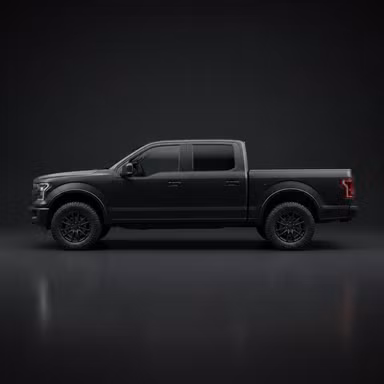 Leveled + 33s — Stance option rendered by the ModMyCar studio