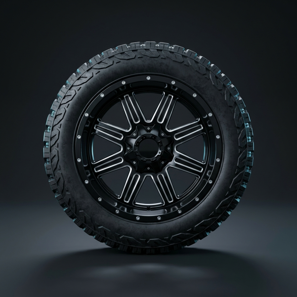 Milled Off-Road 8-Spoke — Wheels option rendered by the ModMyCar studio