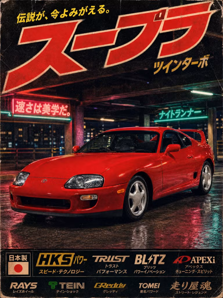 90s JDM Poster